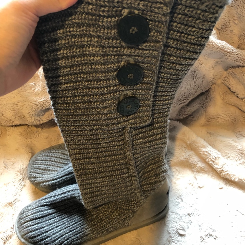 Ugg Knit Boot - Grey